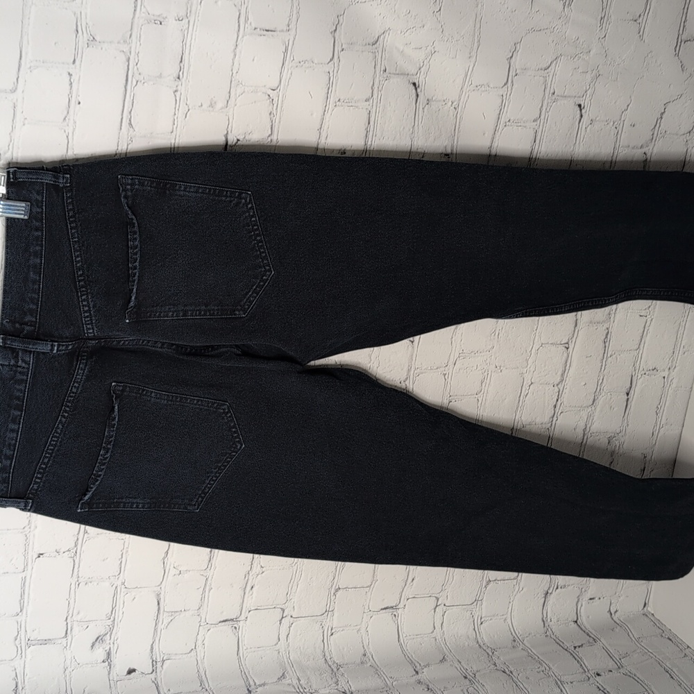 Agolde Remy High Rise Straight Leg Jeans With Button Fly In Satellite - Picture 4 of 7